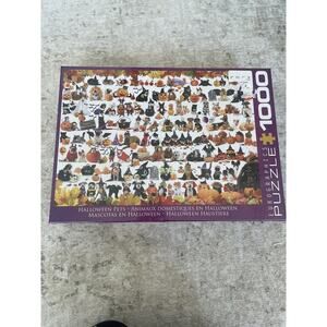 Halloween Pets Cats Dogs 1000 Piece Jigsaw Puzzle‎ Eurographics New